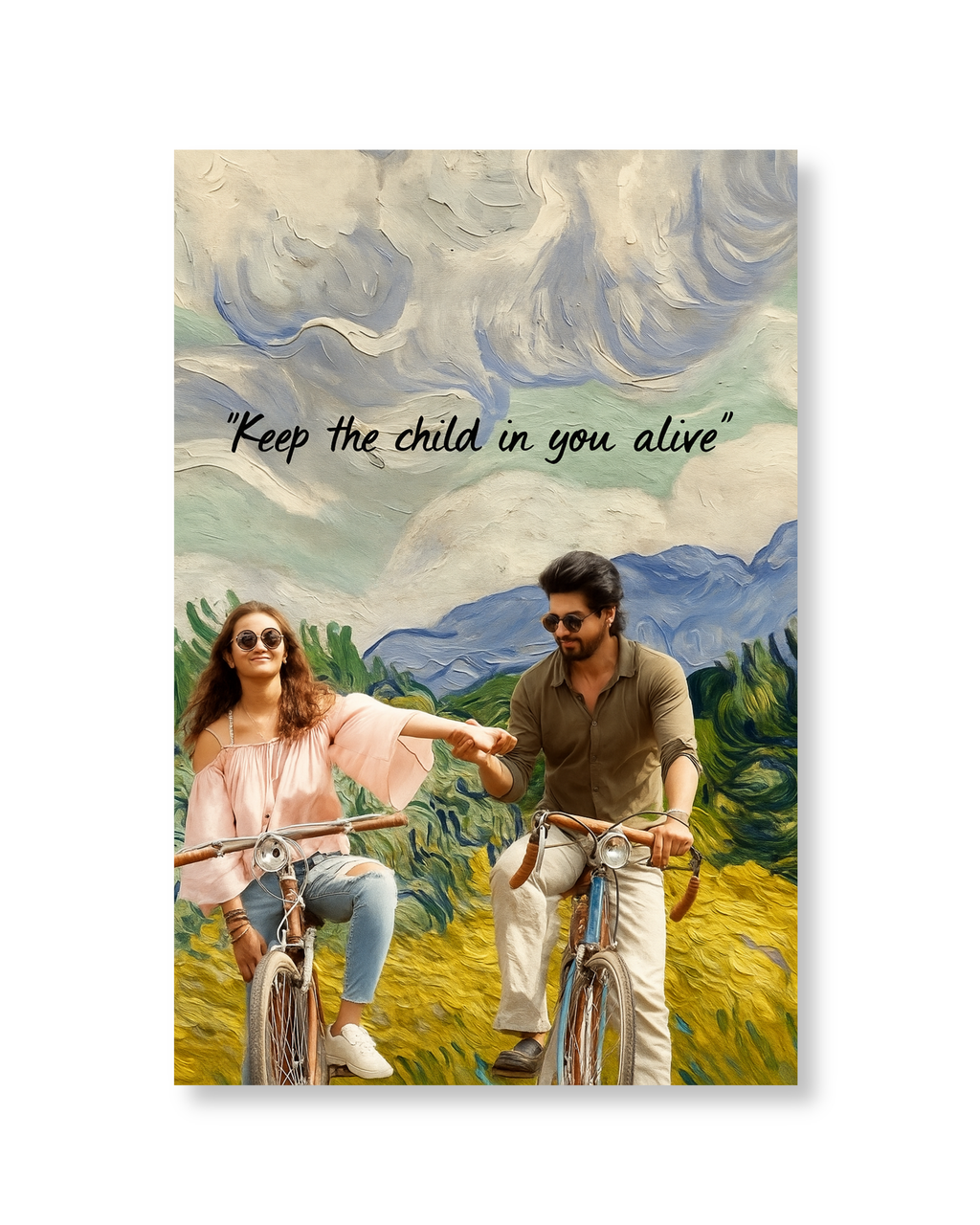 Keep the child in you alive - Poster (6X4 inches) (Copy)