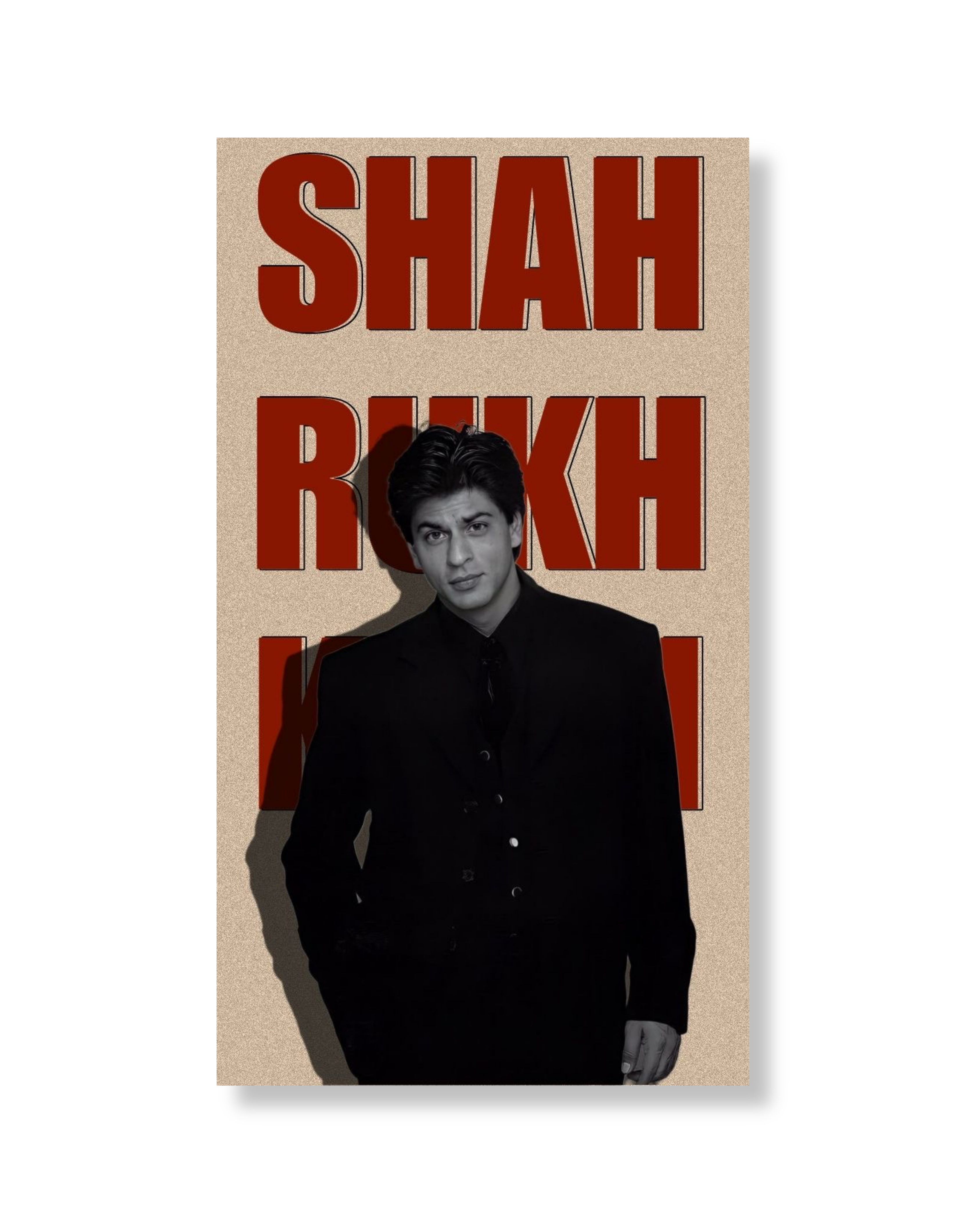 SRK - Poster (6X4 inches)