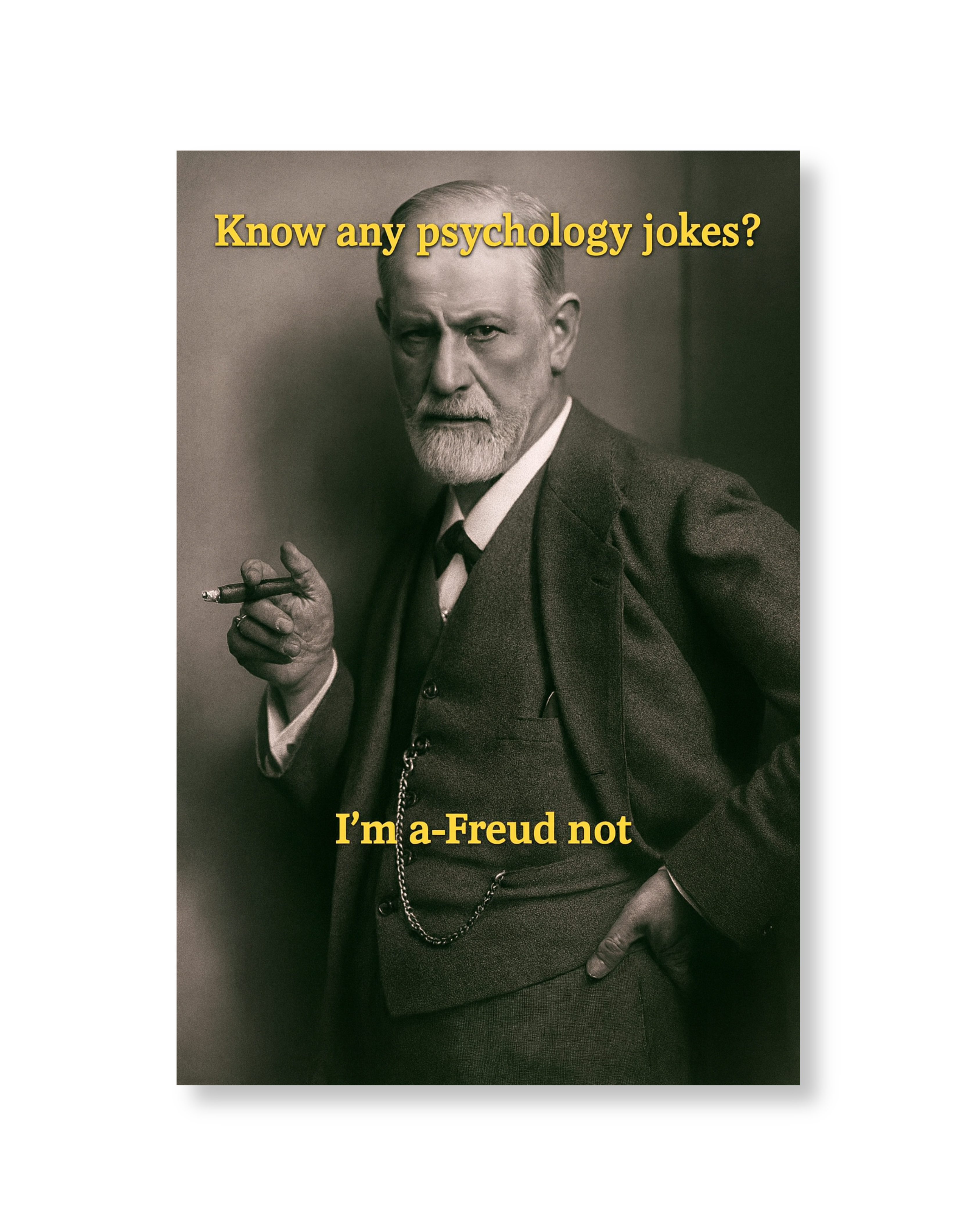 Sigmund Freud - Poster (6X4 inches)
