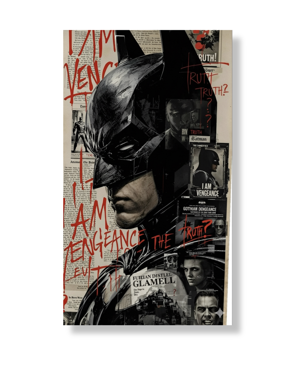 Batman - Poster (6X4 inches)