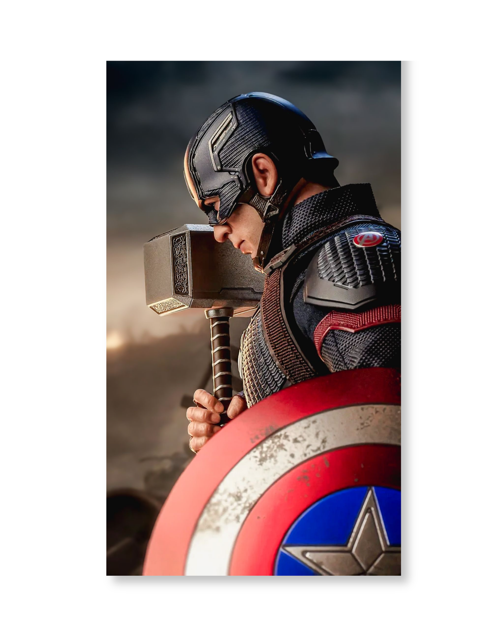 Captain America - Poster (6X4 inches)