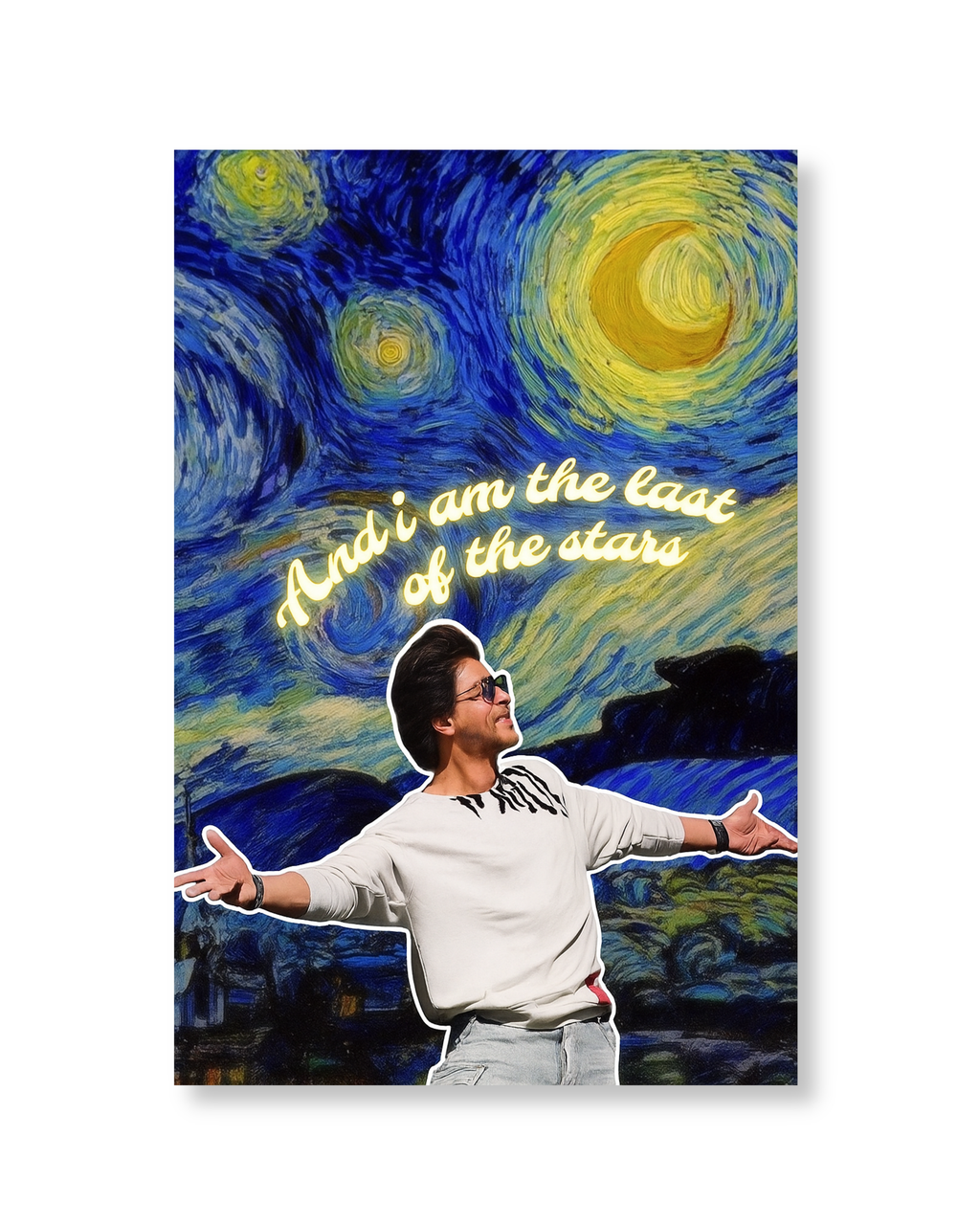 SRK (Last of the stars) - Poster (6X4 inches)