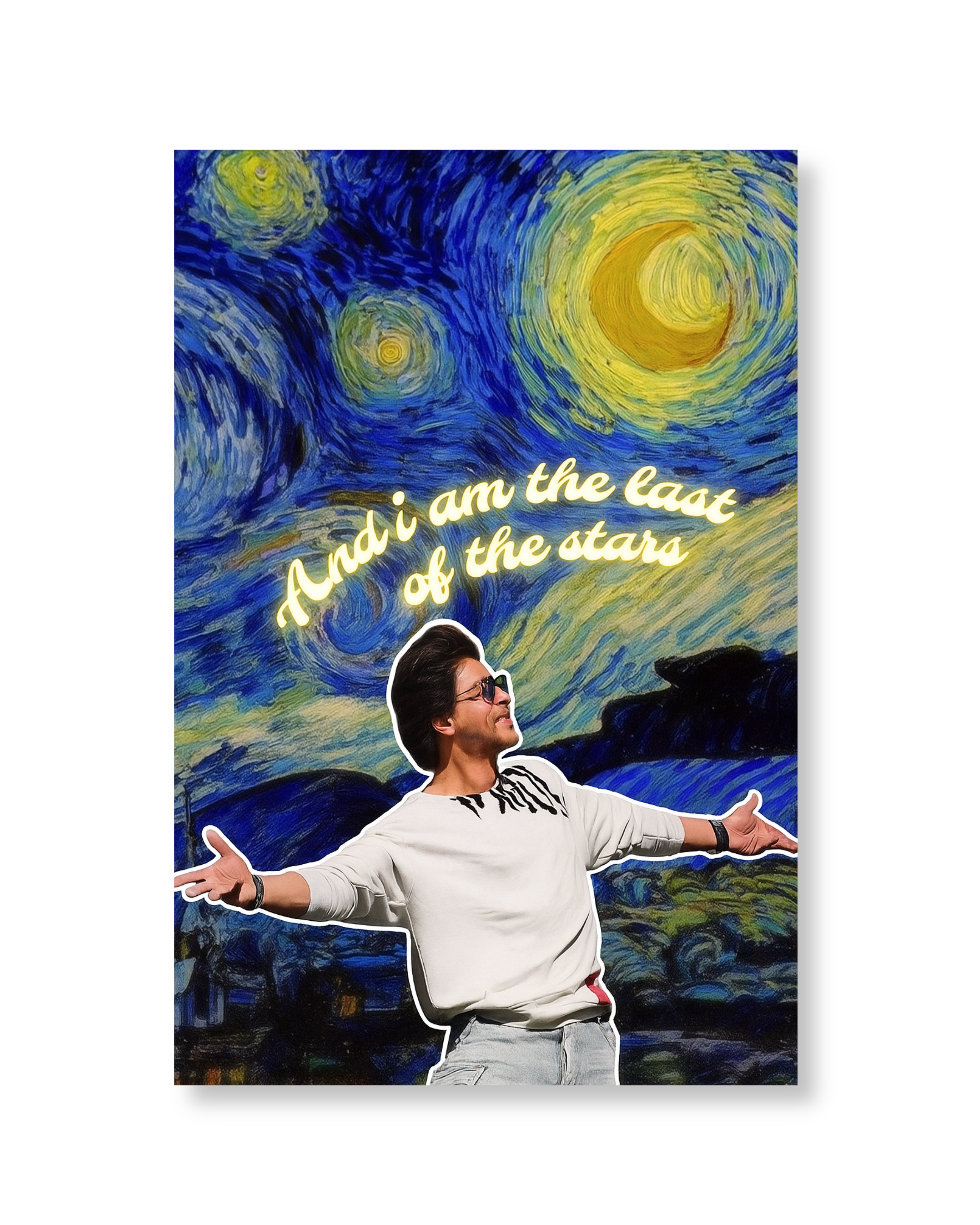 SRK (Last of the stars) - Poster (6X4 inches)