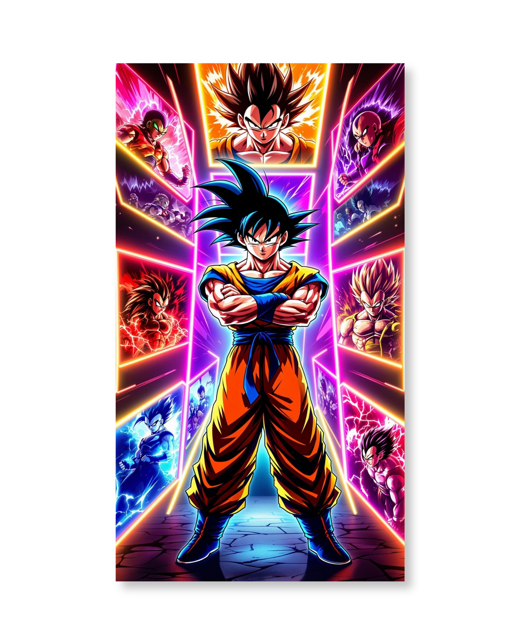 Goku - Poster (6X4 inches)