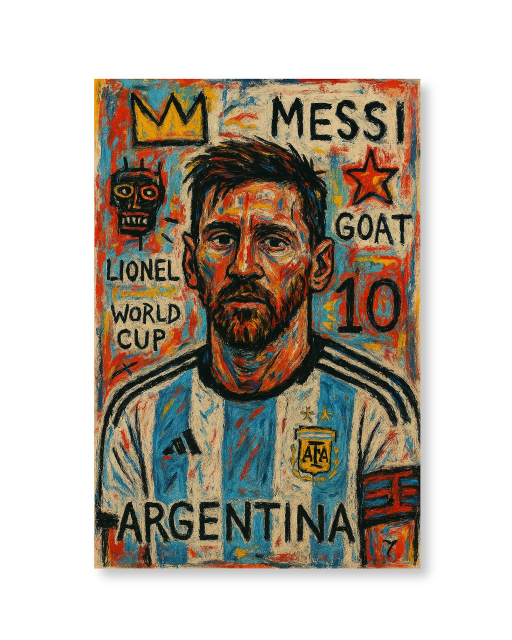 Messi - Poster (6X4 inches)