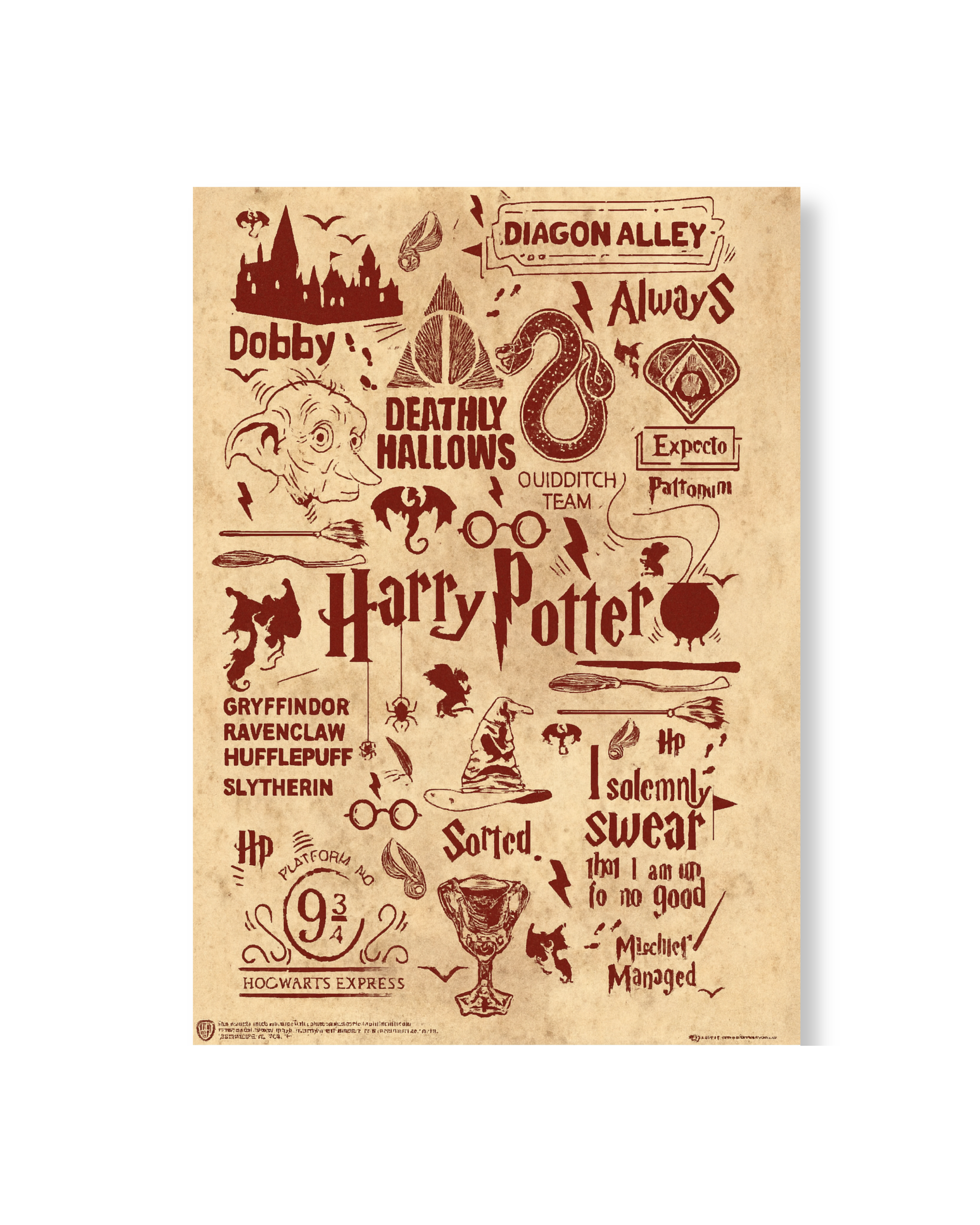 Harry Potter - Poster (6X4 inches)