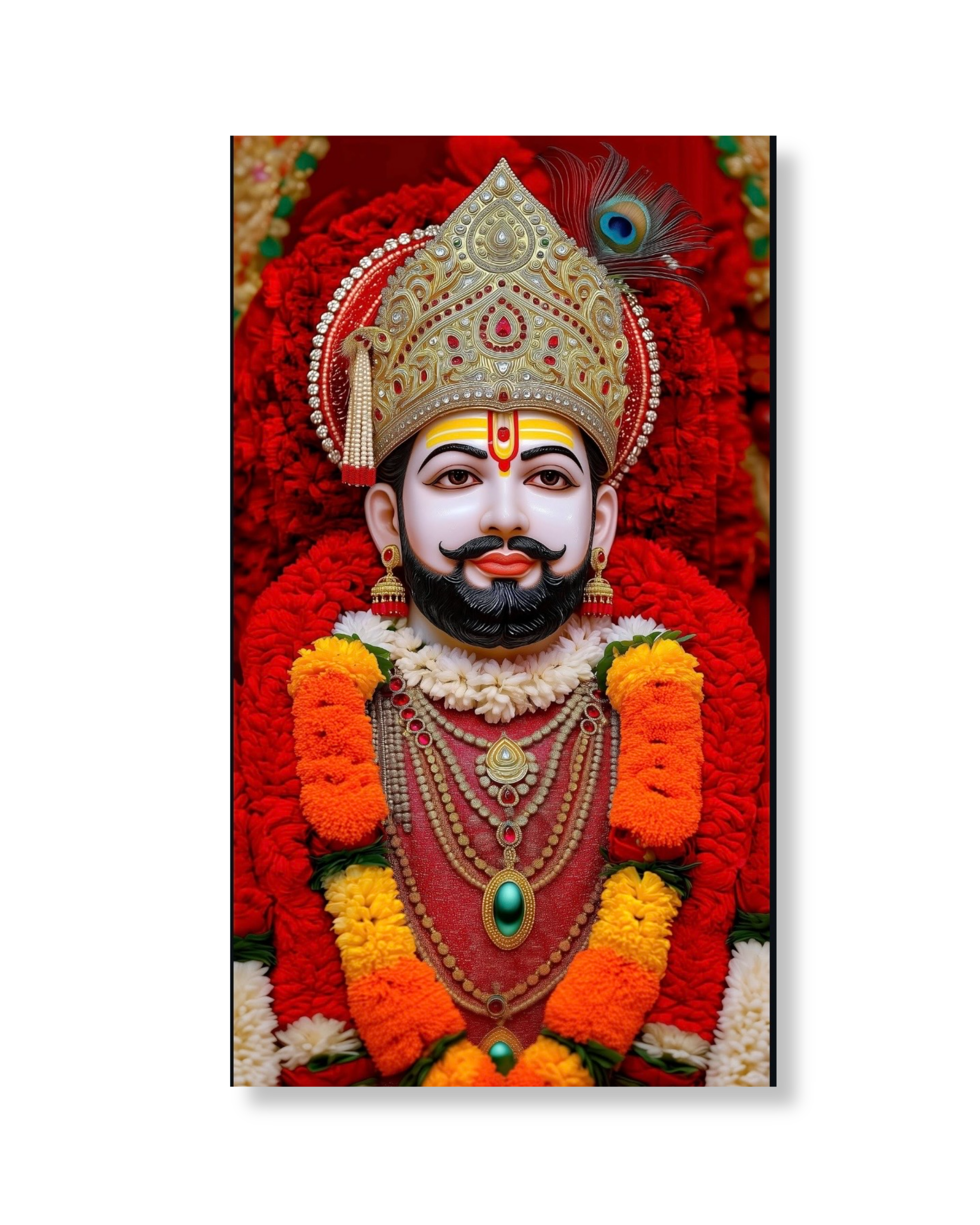 Lord Khatu Shyam Ji - Poster (6X4 inches)