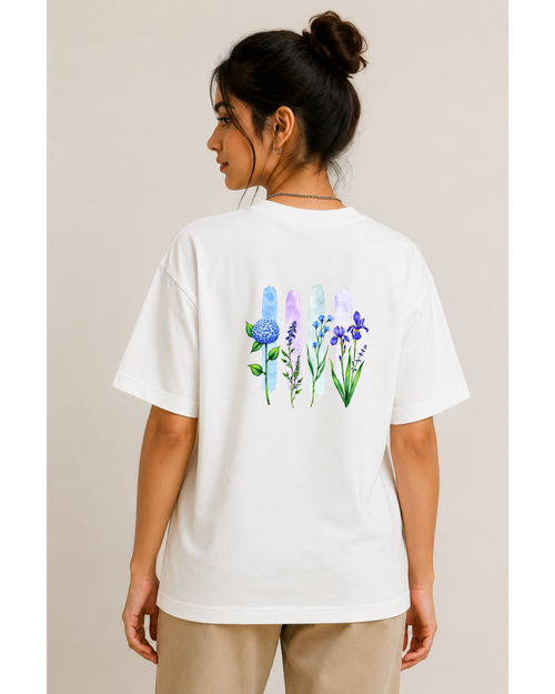 Blue Hydrangea - Oversized Unisex Tshirt
