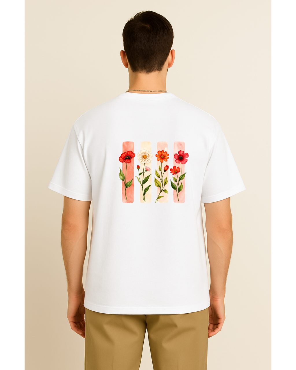 Cosmos Bipinnatus Flower- Oversized Unisex Tshirt