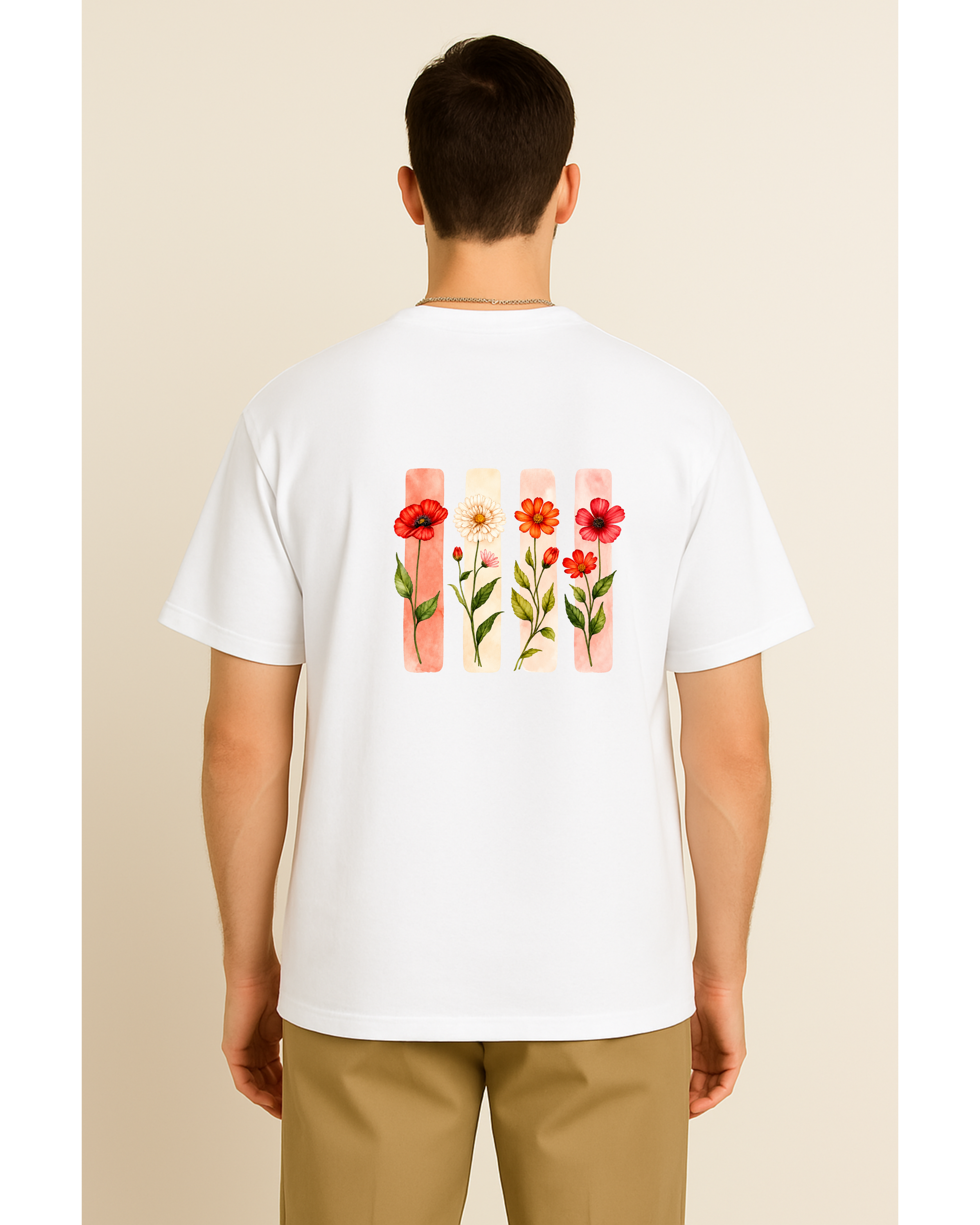 Cosmos Bipinnatus Flower- Oversized Unisex Tshirt