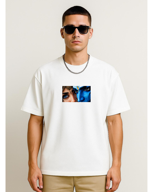 Lord Shiv Parvati Tshirt - Oversized Unisex