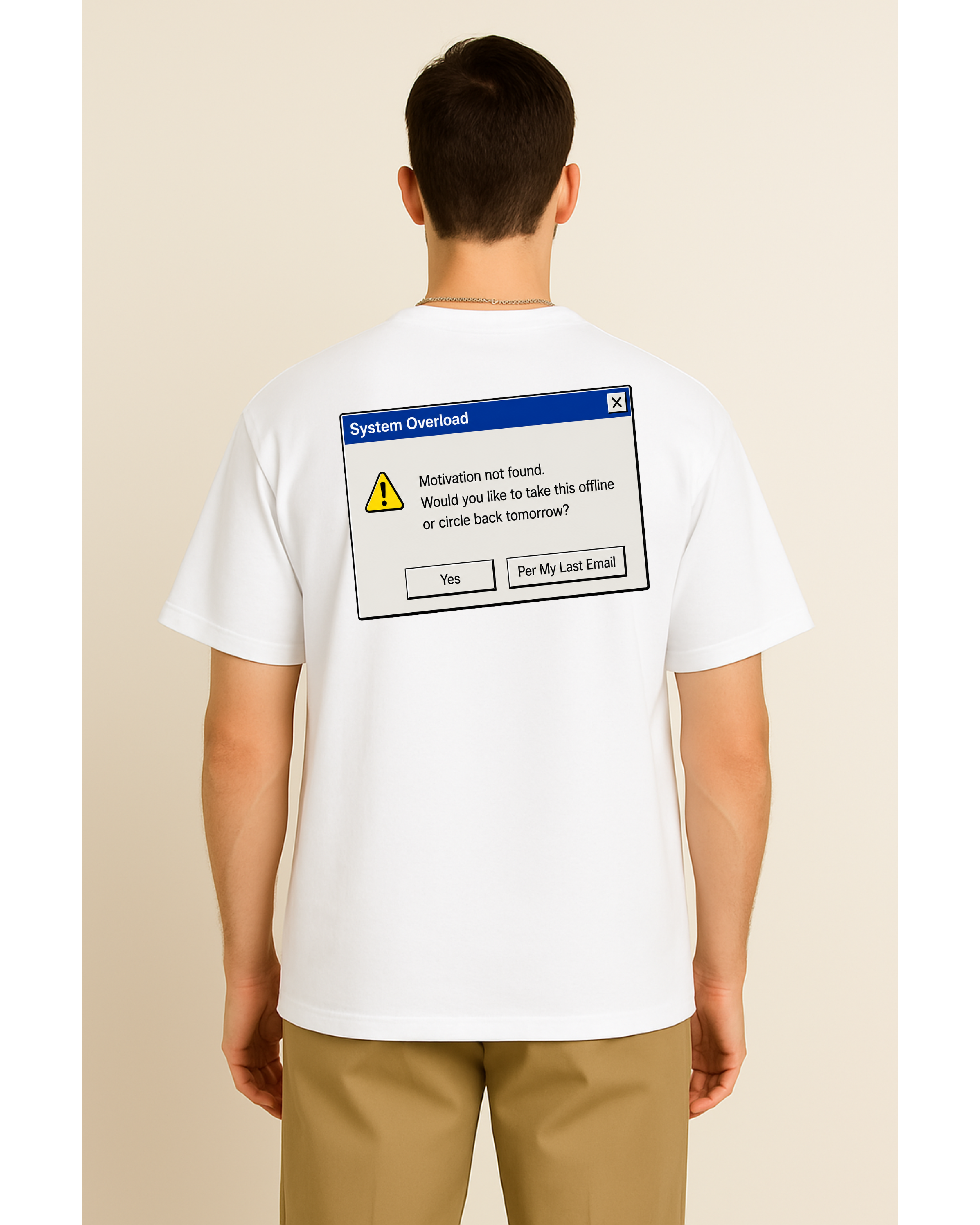 System Overload Tshirt - Oversized Unisex